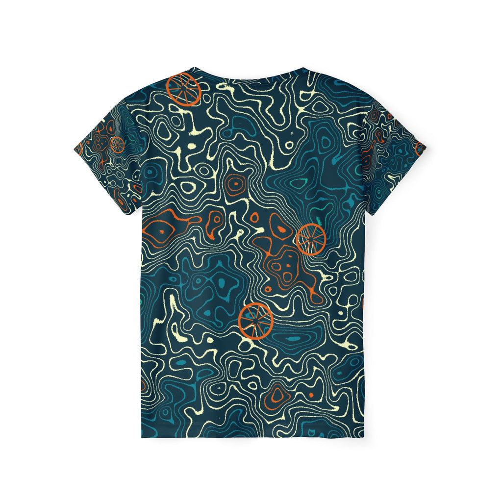 Cycling Peacock Topo Trail Women's Sports Jersey