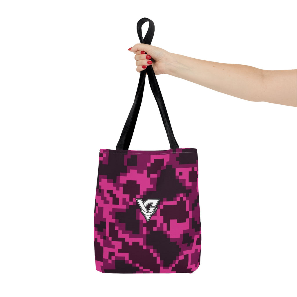 Berry Digital Camo Tote Bag — All-Over Print Gym & Everyday Tote