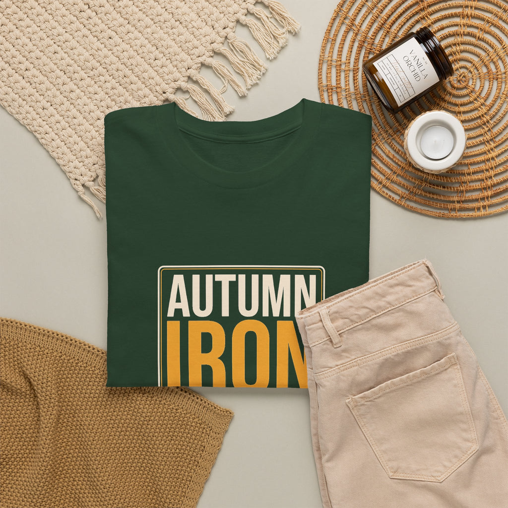 Autumn Iron | Men's Graphic Gym T-Shirt