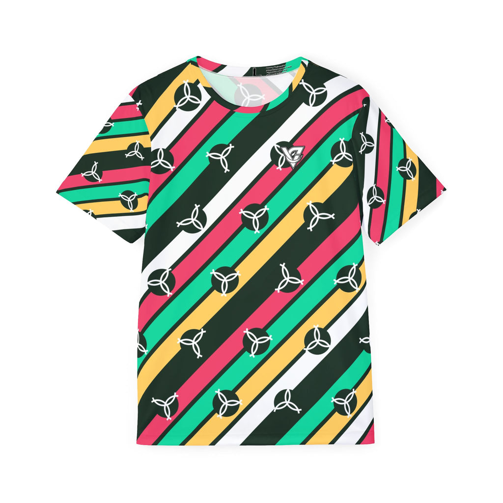 Volleyball Watermelon Stripe Surge Men's Sports Jersey