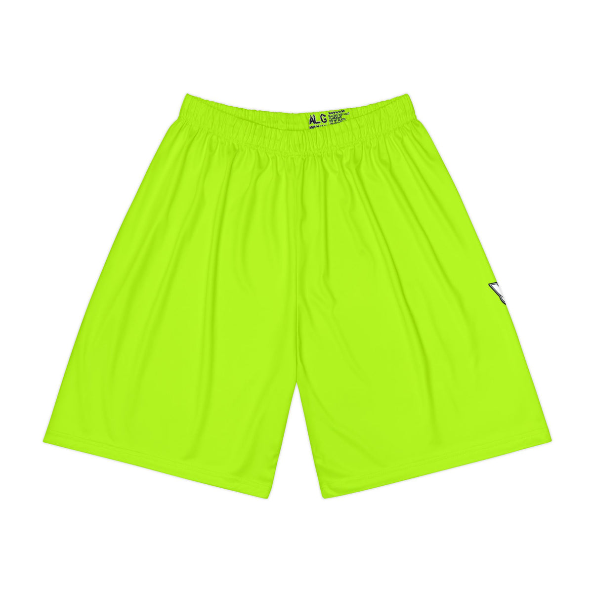 Men's Volt Green Essential Athletic Sports Shorts