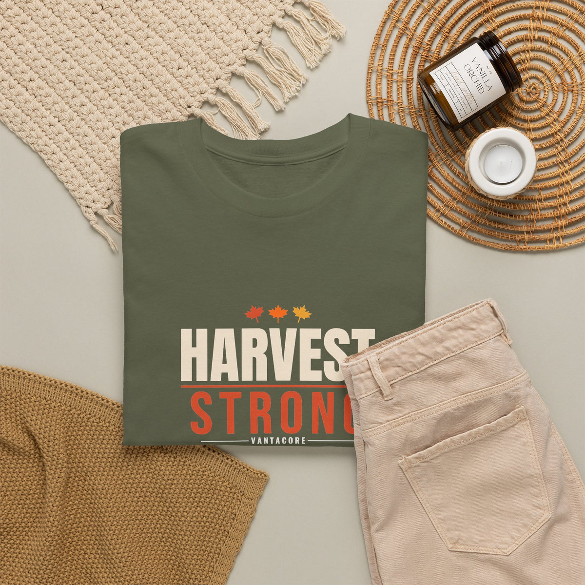 Harvest Strong | Men's Graphic Gym T-Shirt