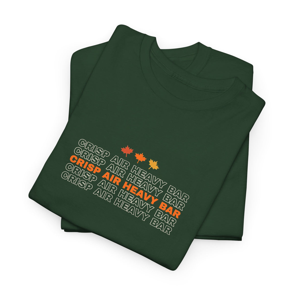 Crisp Air Heavy Bar | Men's Graphic Gym T-Shirt
