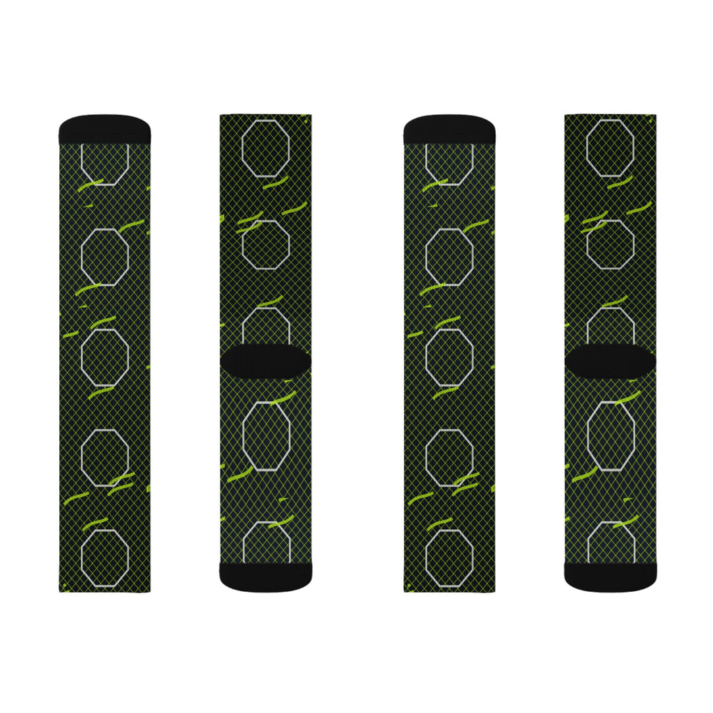 Combat Sports Volt Night Cage Mesh Athletic Crew Socks