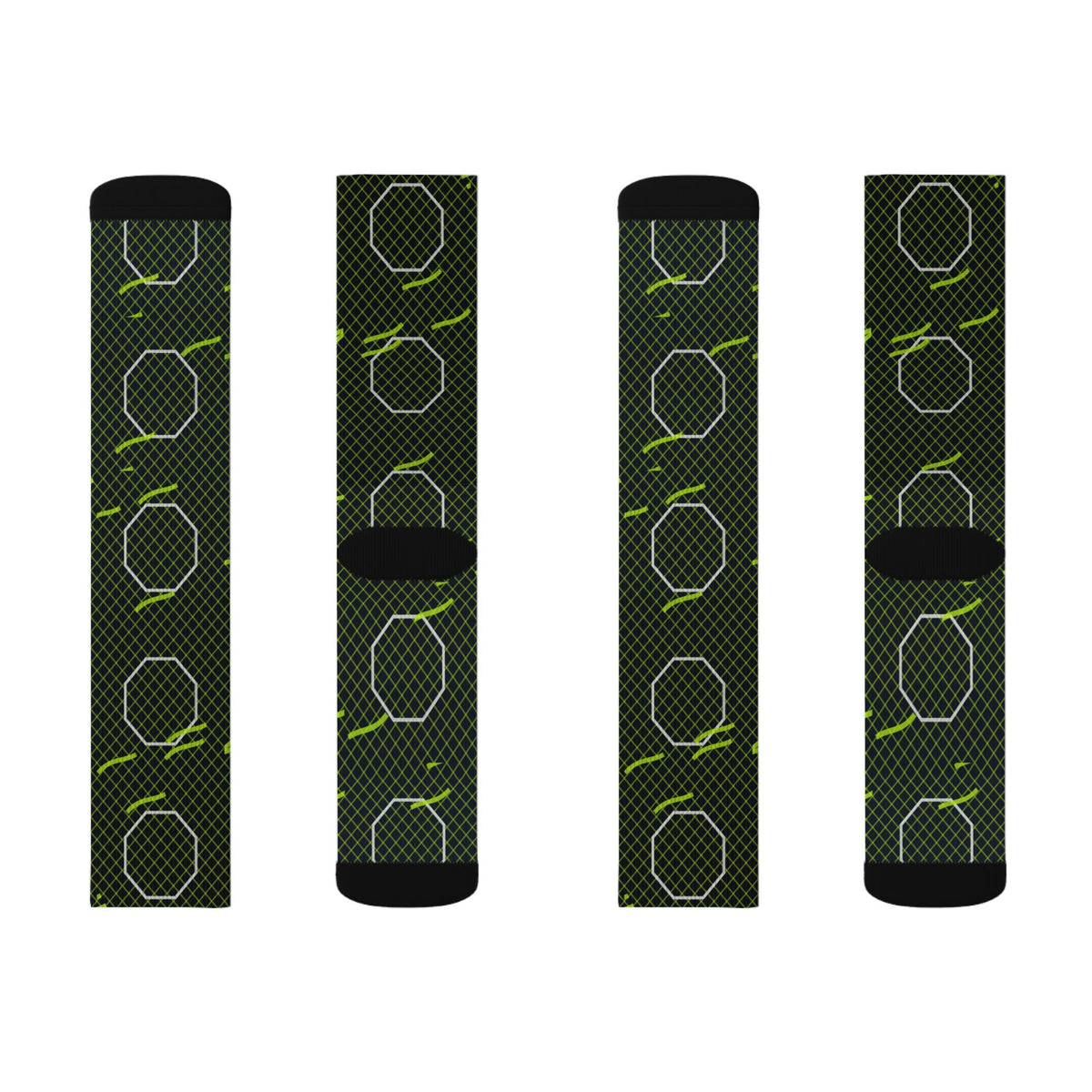 Combat Sports Volt Night Cage Mesh Athletic Crew Socks