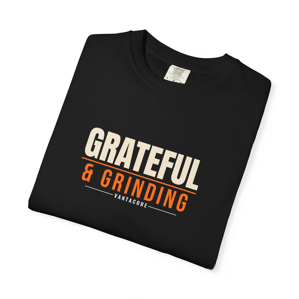 Grateful & Grinding | Women's Garment-Dyed Graphic Tee