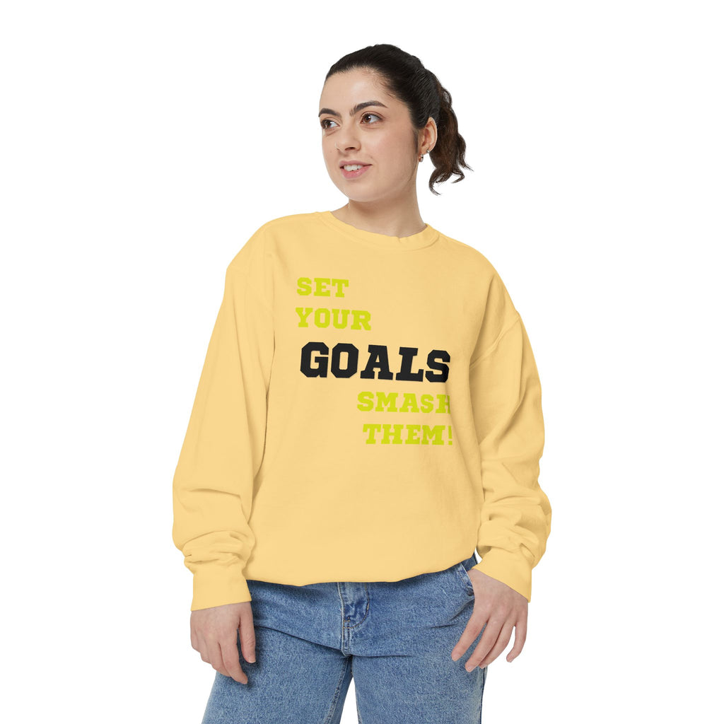 Set Goals | Motivational Crewneck Sweatshirt