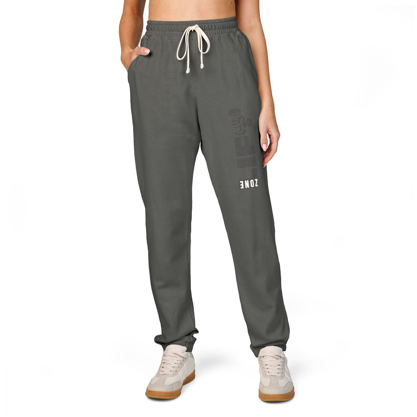 Charcoal 'Bones' Graphic Sweatpants — Casual Unisex Joggers