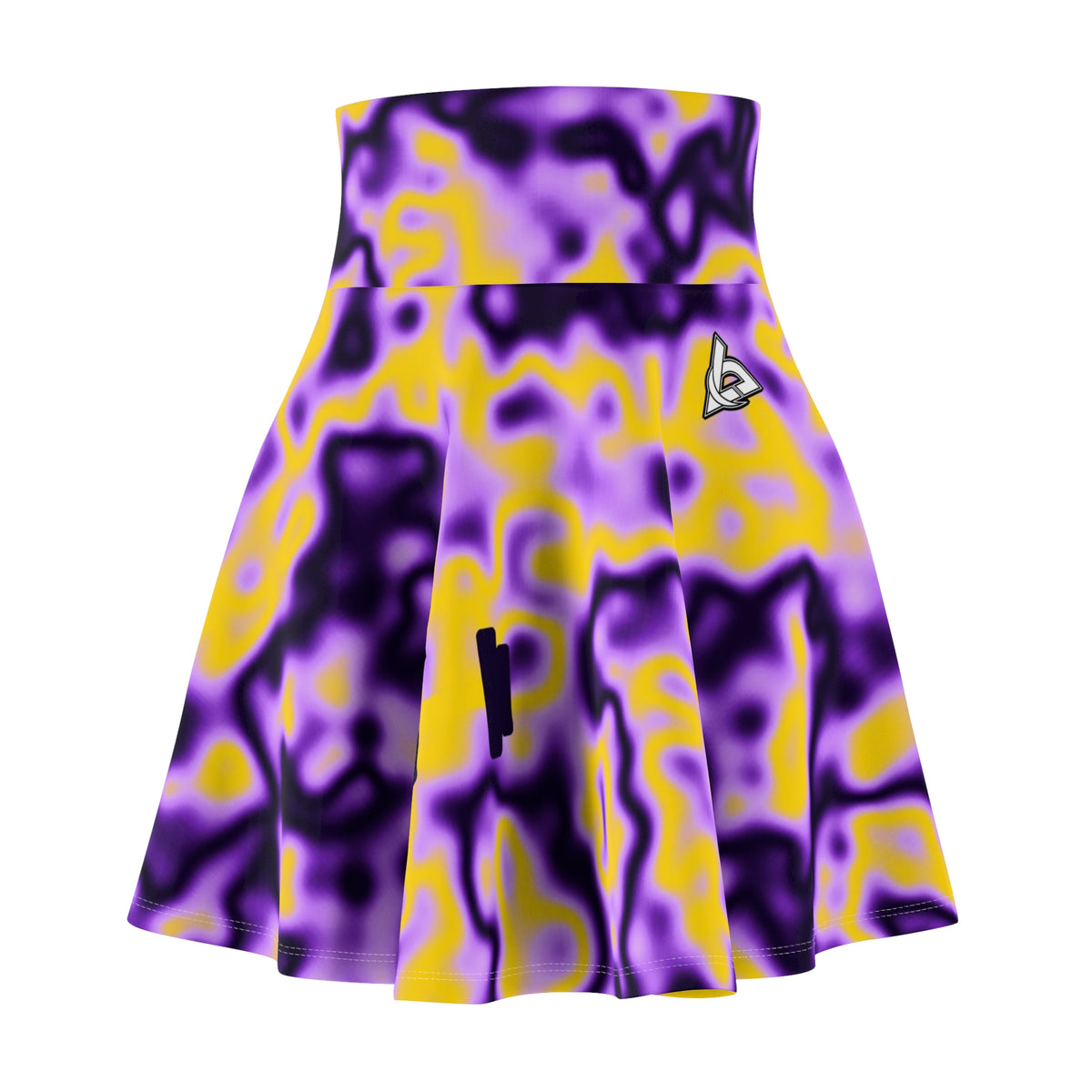Training & Gym Ultra Grape Marble Flow Women's Athletic Skater Skirt