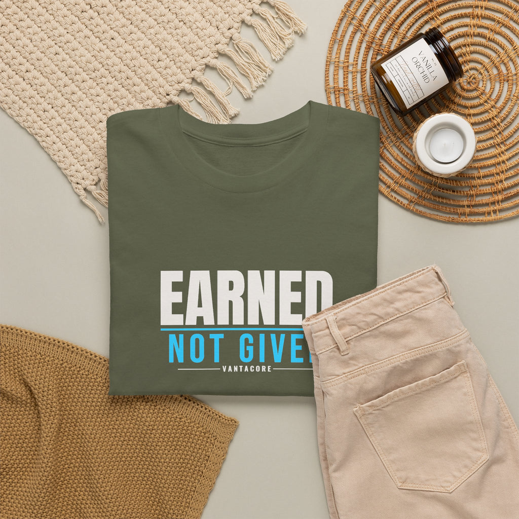 Earned Not Given | Men's Graphic Gym T-Shirt