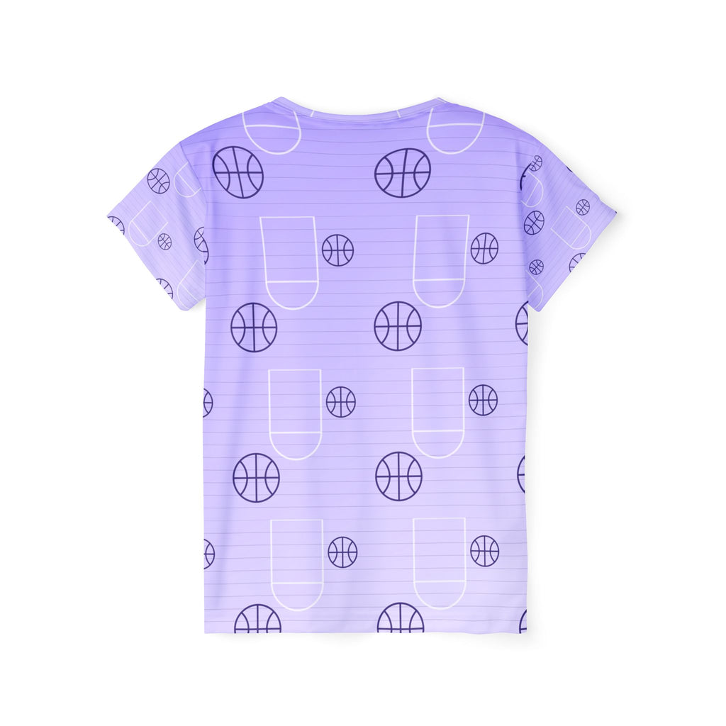 Basketball Lavender Mist Court Seam Women's Sports Jersey