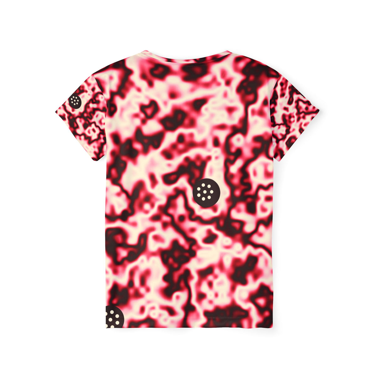 Pickleball Ruby Rush Marble Flow Women's Sports Jersey