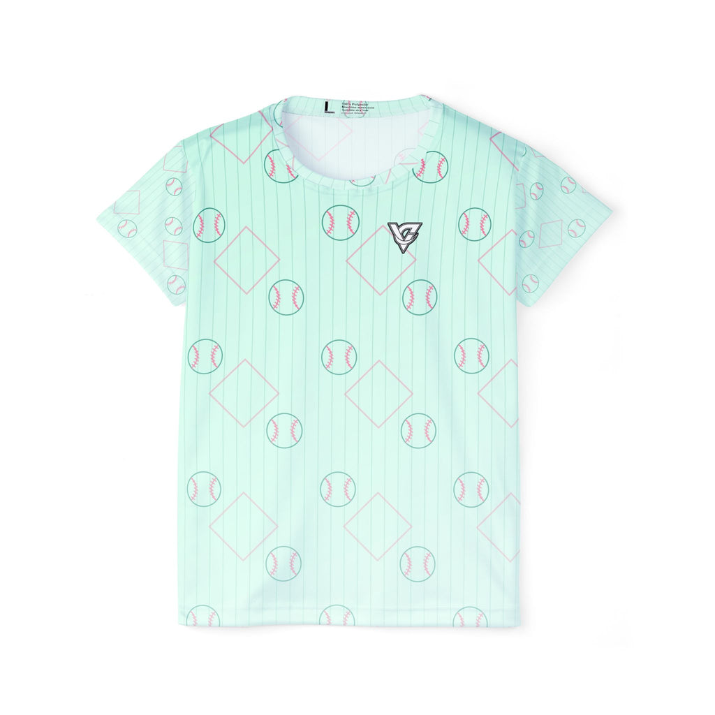 Baseball & Softball Mint Glow Diamond Stitch Women's Sports Jersey