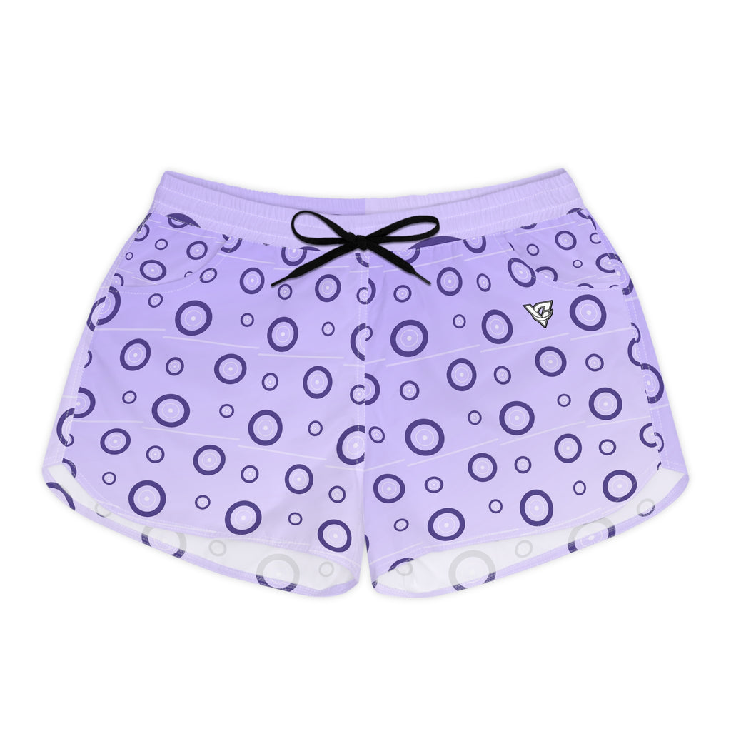 Training & Gym Lavender Mist Iron Plate Women's Athletic Shorts with Pockets