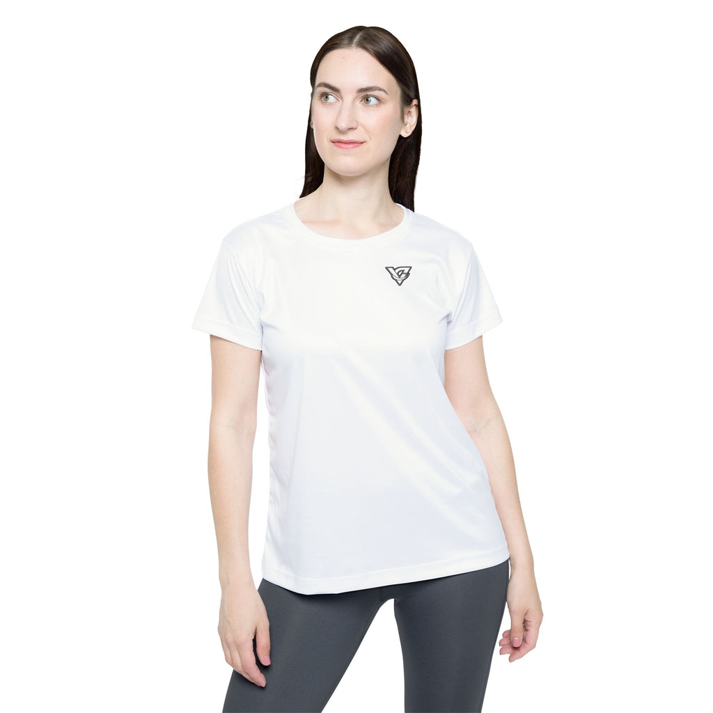 Vantacore Solid White Women's Sports Jersey