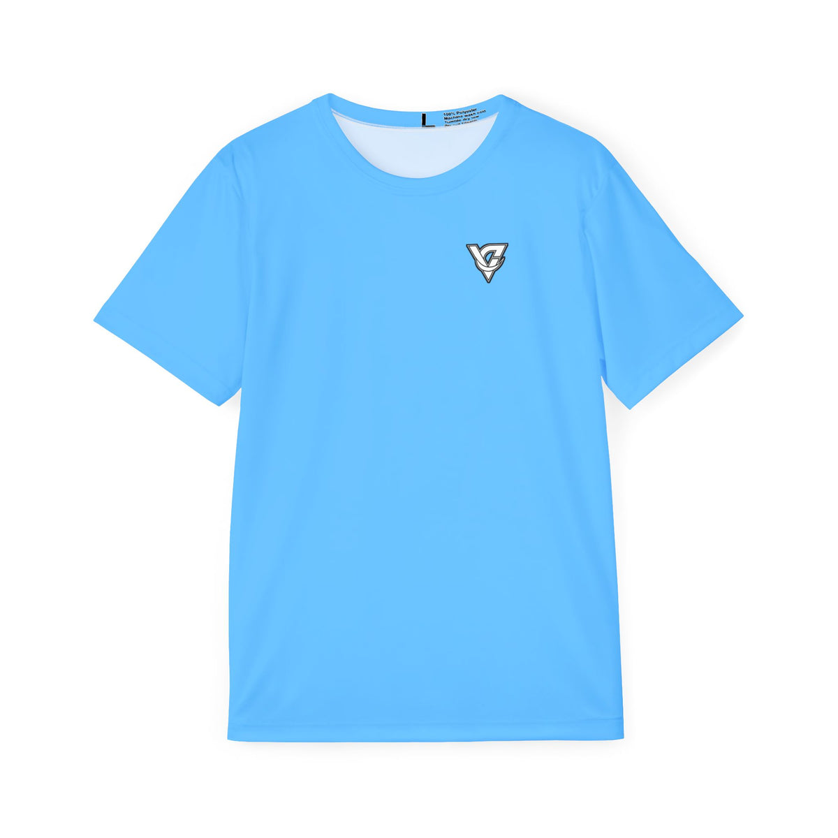 Vantacore Solid Sky Blue Men's Sports Jersey