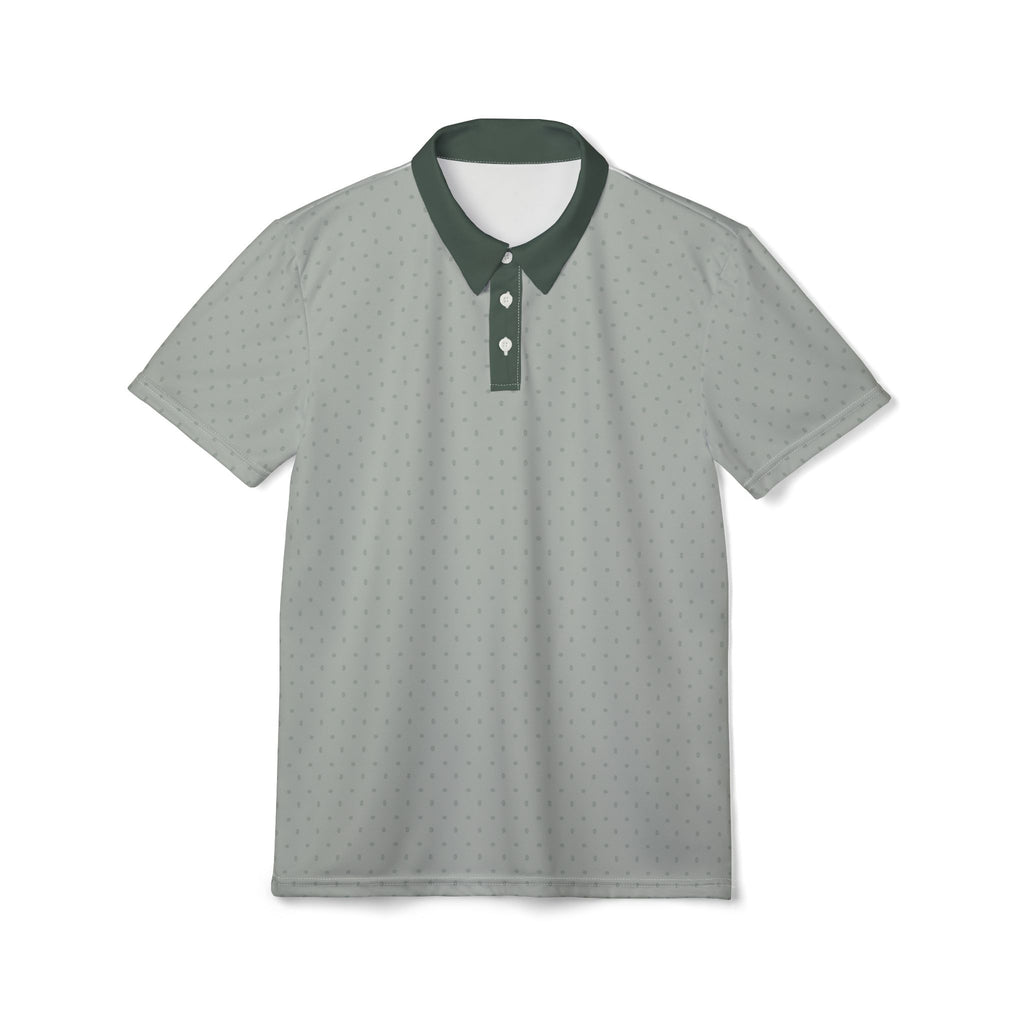 Subtle Geo Pattern Polo Shirt