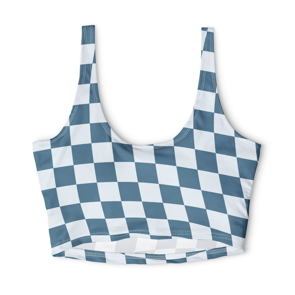 Arctic Warp Check Sports Bra