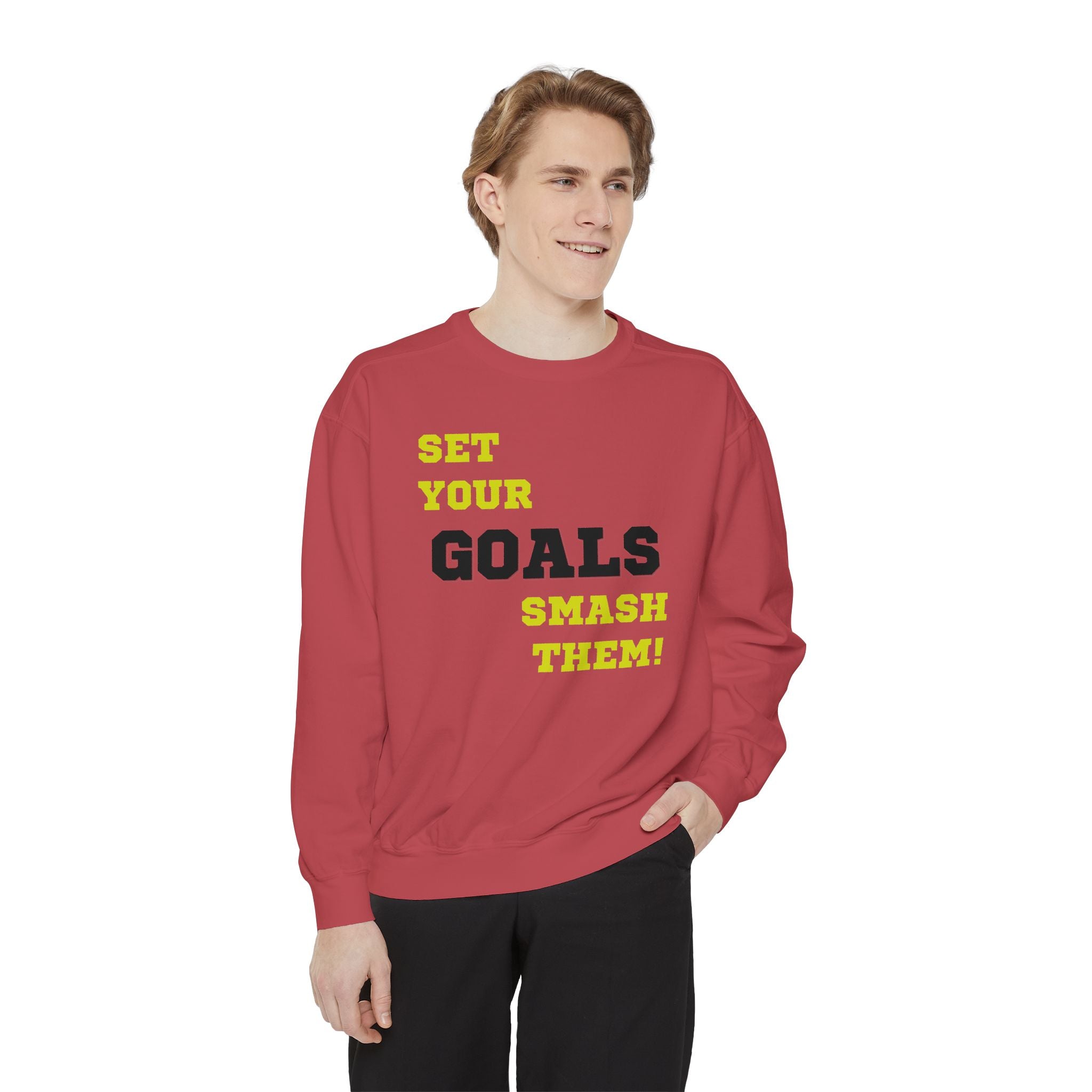 Set Goals | Motivational Crewneck Sweatshirt