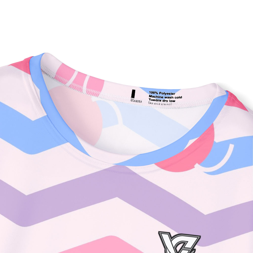 Tennis Cotton Candy Chevron Rush Men's Sports Jersey