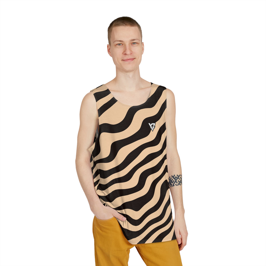 Cinnamon Zebra Men's Athletic Tank