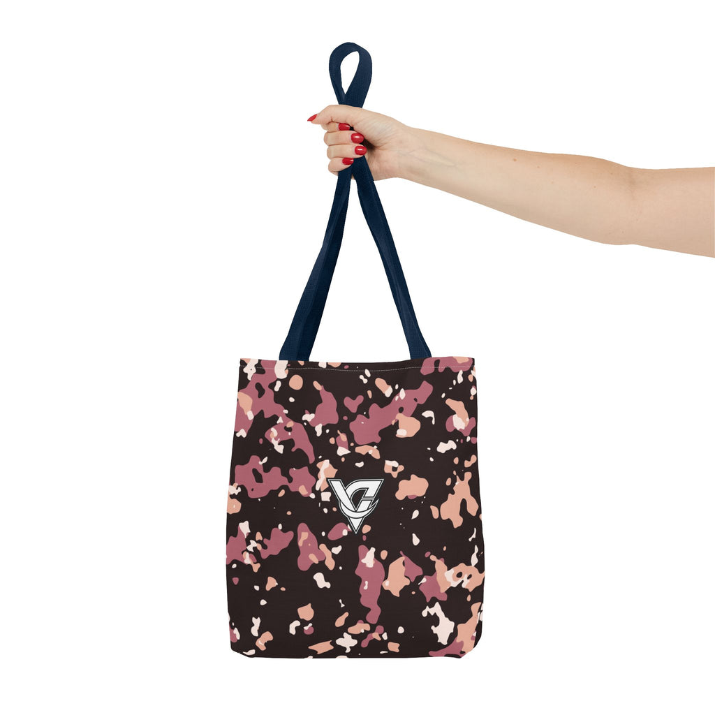 Rose Gold Splatter Tote Bag — All-Over Print Gym & Everyday Tote