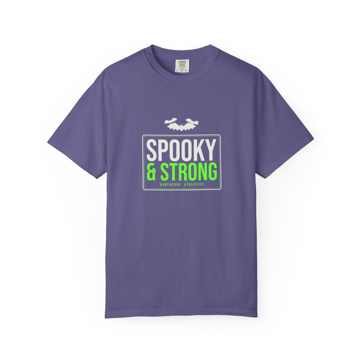 Spooky & Strong | Women's Halloween Garment-Dyed Graphic Tee