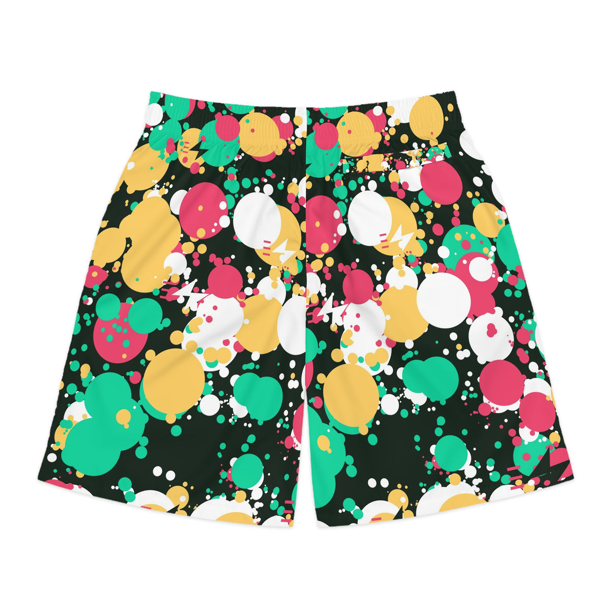 Running Watermelon Splash Zone Men's Athletic Shorts with Pockets