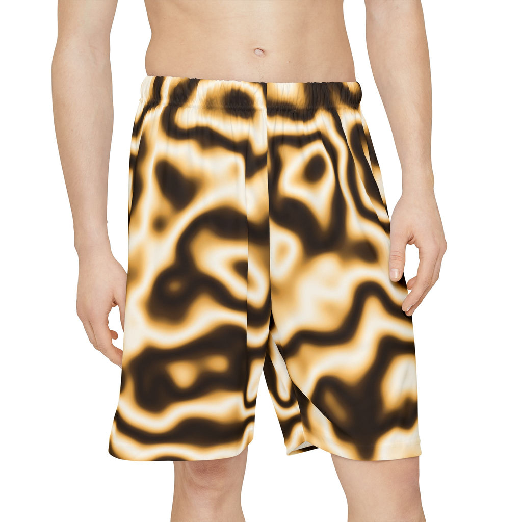 Men's Desert Marble Athletic Sports Shorts