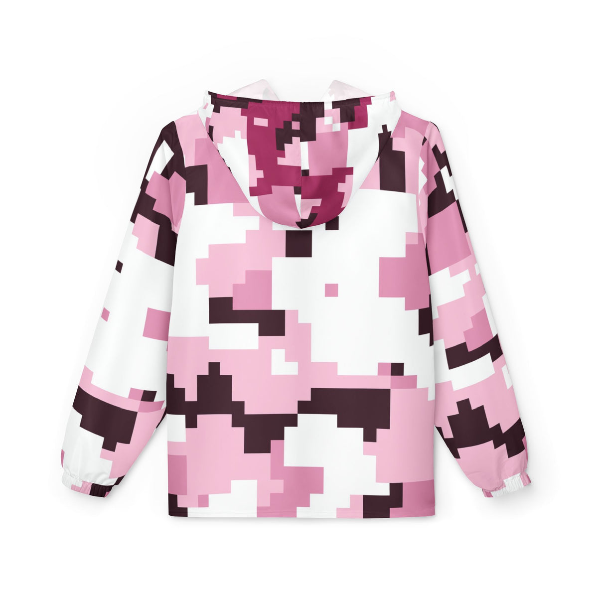 Rose Digital Camo Women's Windbreaker Jacket