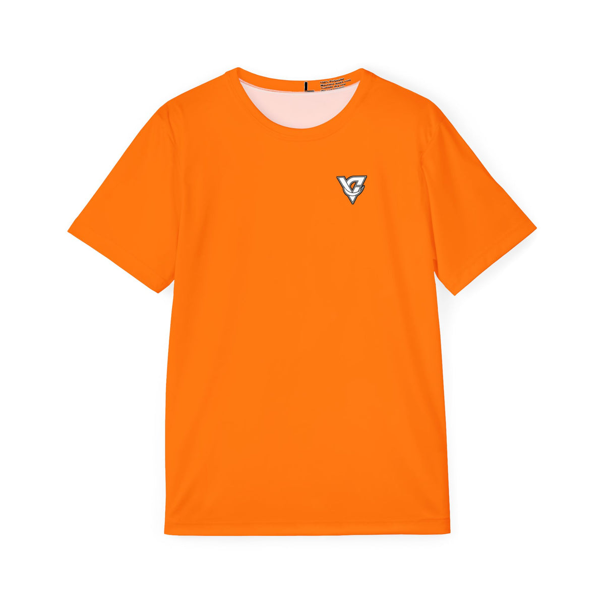 Vantacore Solid Orange Men's Sports Jersey