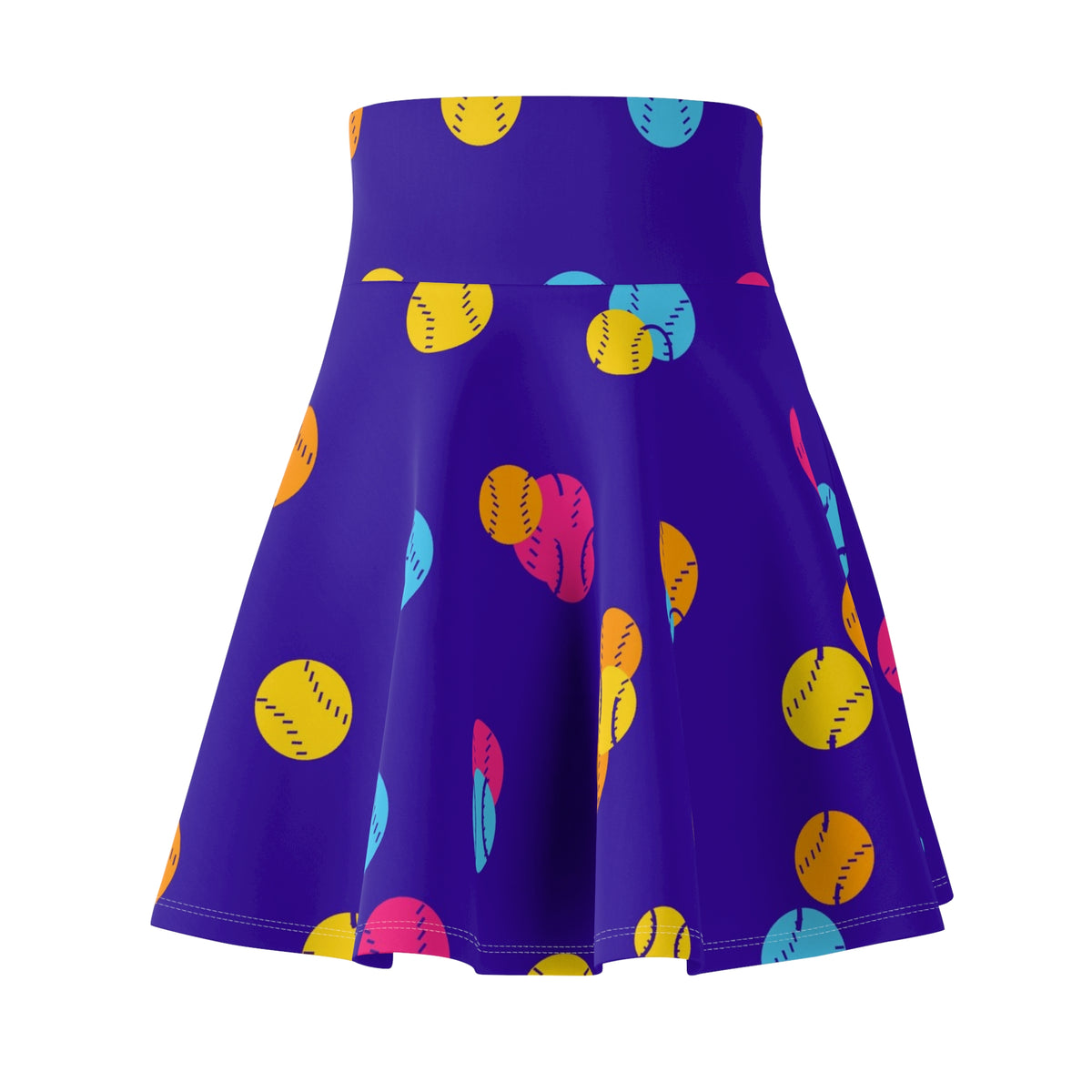 Baseball & Softball Sunrise Punch Icon Storm Women's Athletic Skater Skirt