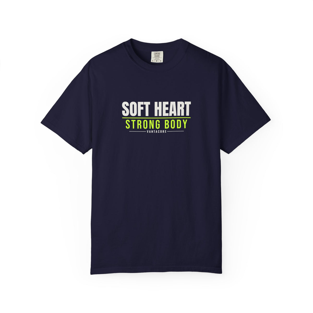 Soft Heart Strong Body | Women's Garment-Dyed Graphic Tee