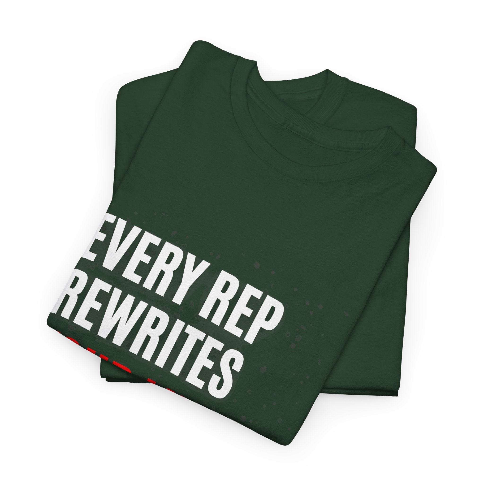 Every Rep Rewrites Your Limits | Motivational Gym T-Shirt