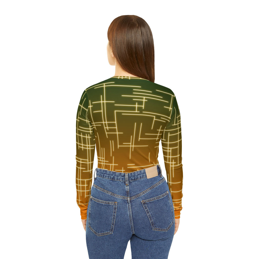 Citrus Circuit Women's Long Sleeve V-Neck Athletic Top