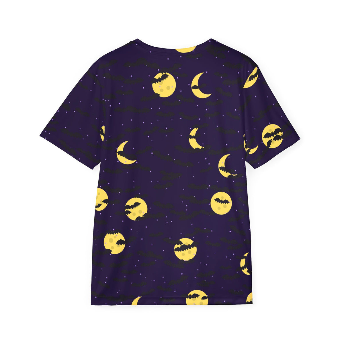 Halloween Witching Purple Bat Swarm Multipurpose Athletic Shirt