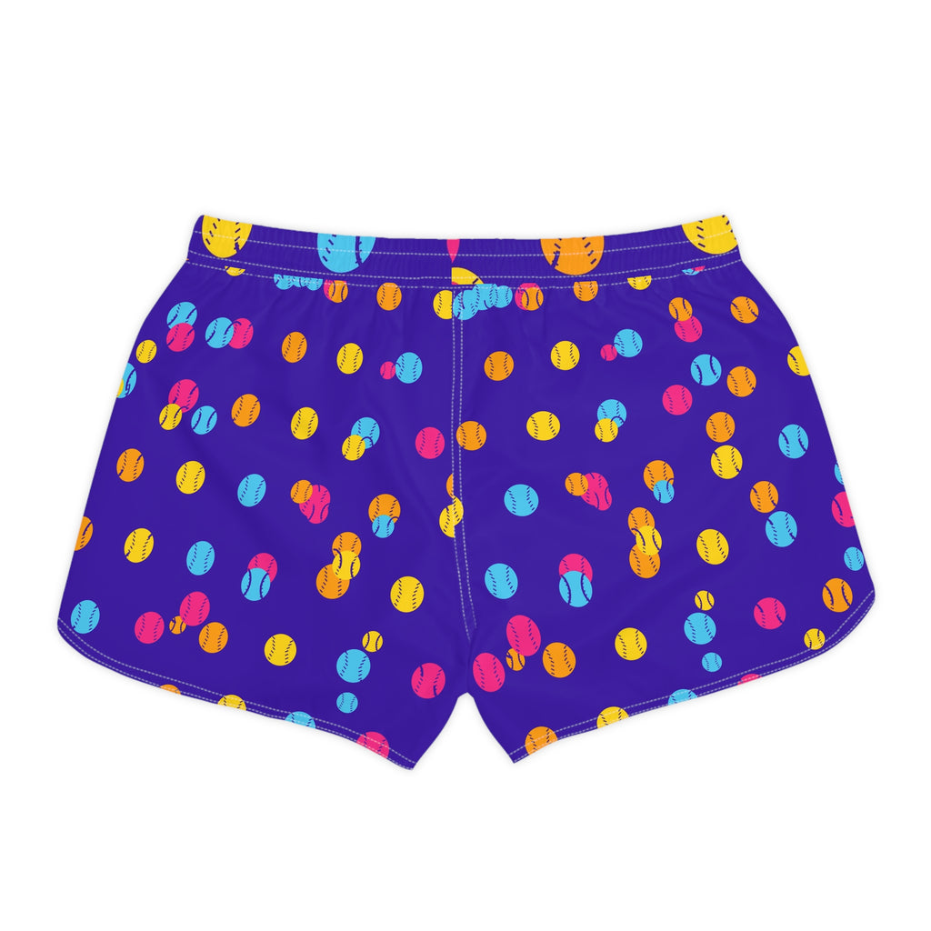 Baseball & Softball Sunrise Punch Icon Storm Women's Athletic Shorts with Pockets