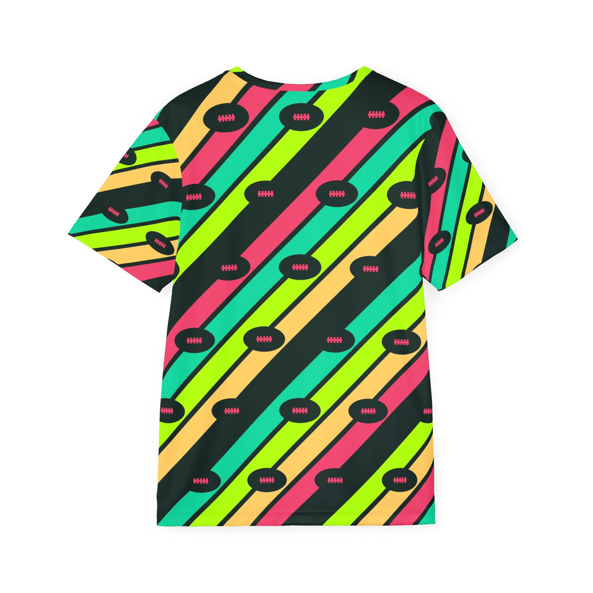 Football Emerald Zest Stripe Surge Men's Sports Jersey