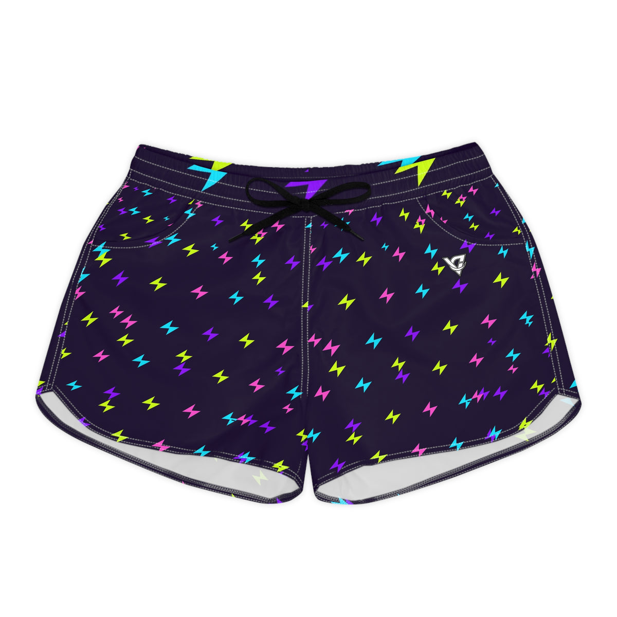 Running Violet Volt Icon Storm Women's Athletic Shorts with Pockets