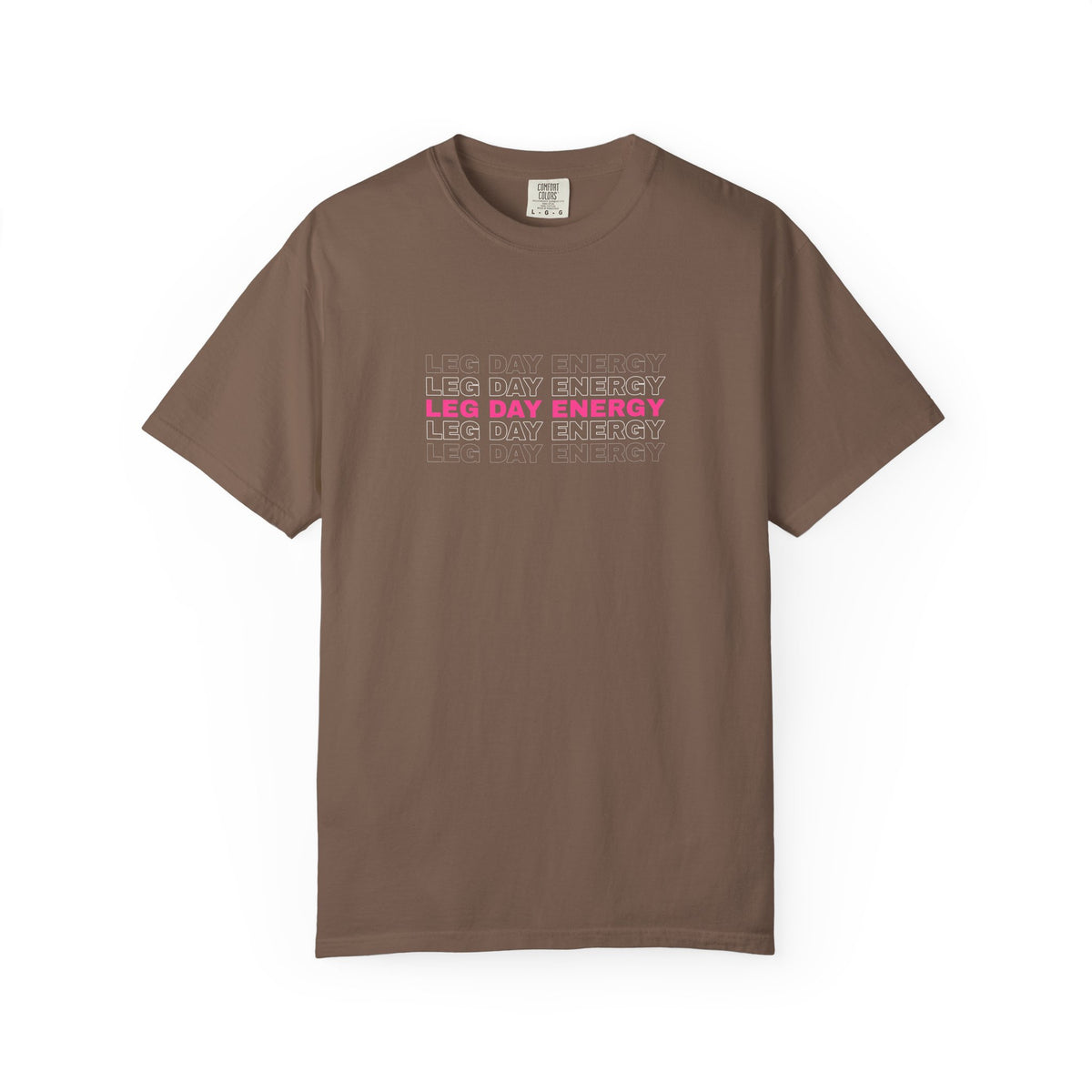 Leg Day Energy | Women's Garment-Dyed Graphic Tee