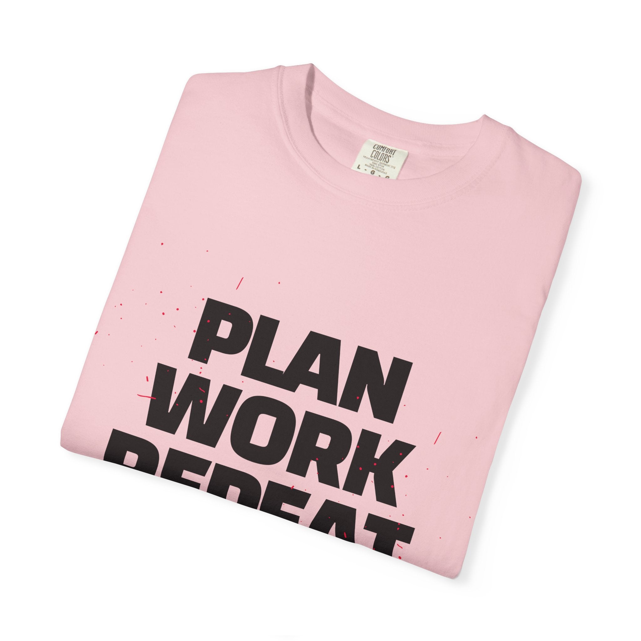 Plan Work Repeat | Motivational Graphic Tee