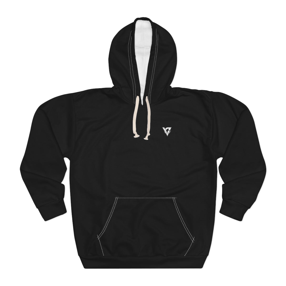Stealth Black Essential Men's Pullover Hoodie