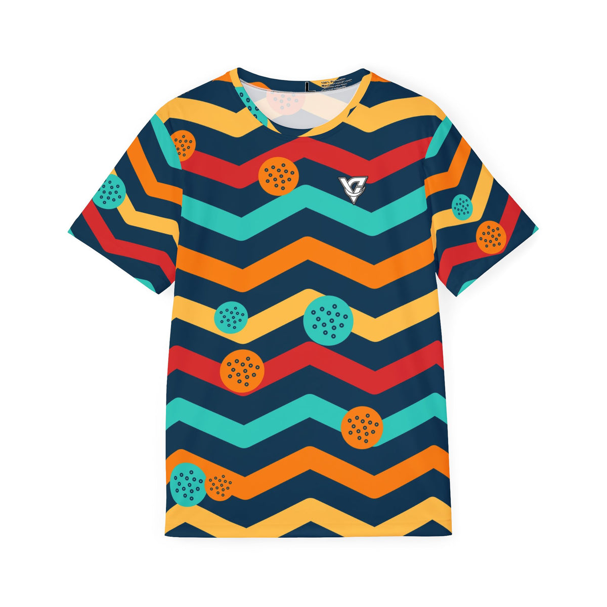 Golf Tropic Heat Chevron Rush Men's Sports Jersey