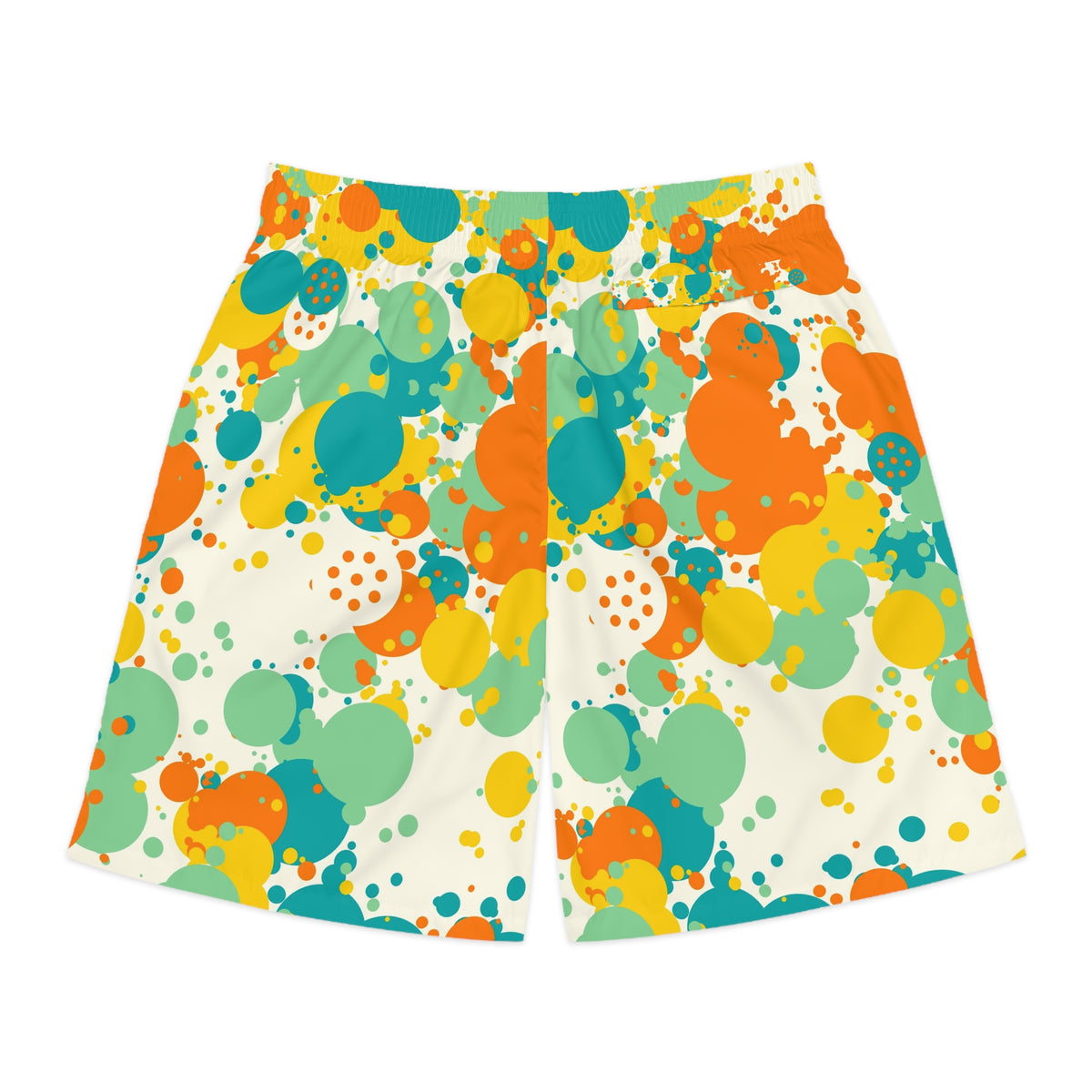 Pickleball Citrus Pop Splash Zone Men's Athletic Shorts with Pockets