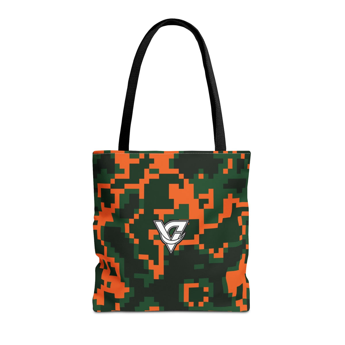Evergreen Ember Digital Camo Tote Bag — All-Over Print Gym & Everyday Tote