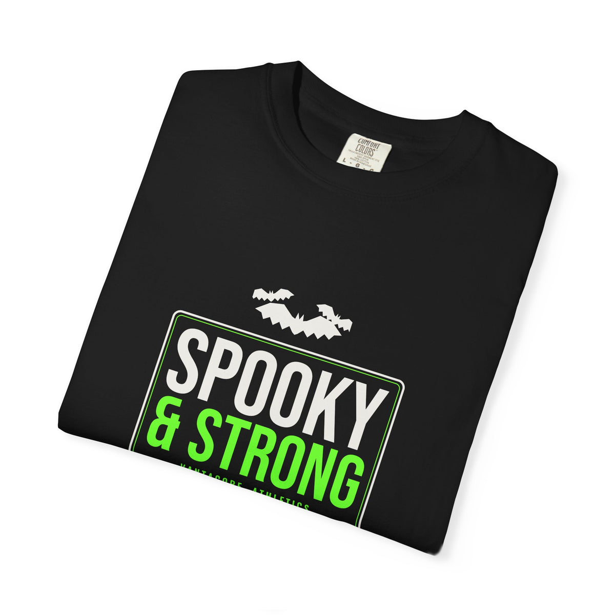 Spooky & Strong | Women's Halloween Garment-Dyed Graphic Tee