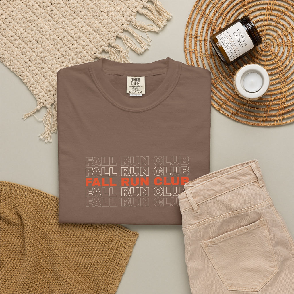 Fall Run Club | Women's Garment-Dyed Graphic Tee