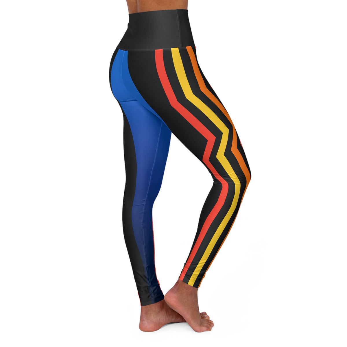 Midnight Horizon High-Waisted Yoga Leggings