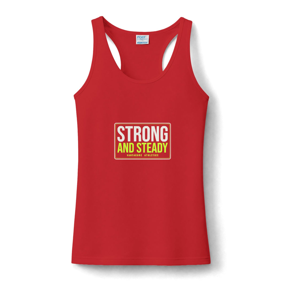 Strong And Steady | Women's Performance Racerback Tank