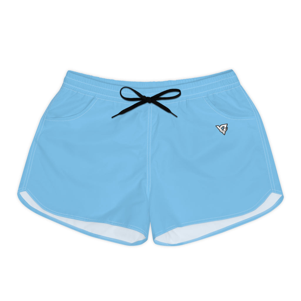 Women's Multipurpose Athletic Shorts with Pockets | Sky Blue Essential